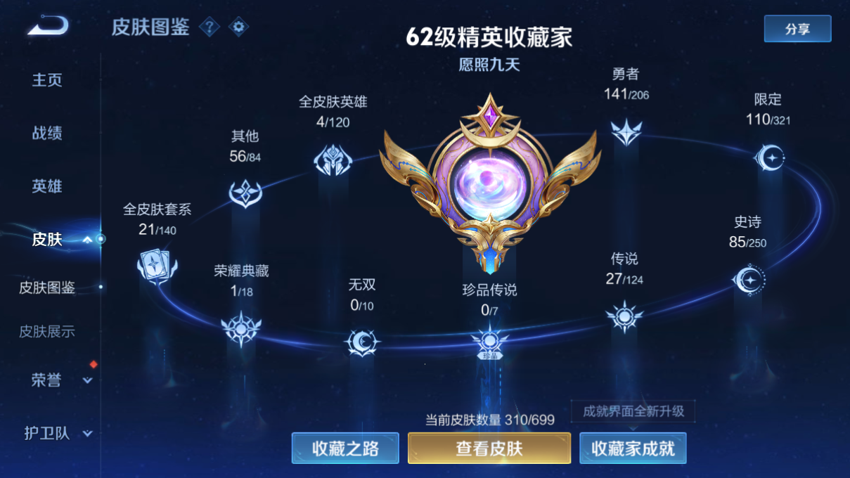 1911690-2-安卓q-贵族8-310皮肤 1星传说 金色仲夏夜 27传说 -1水晶(已兑换) 李白-鸣剑曳影 马超-马超琥珀纪元 李白-凤求凰 马超-神威 云缨-幻光神枪 虞姬-愿照岁时盈 女