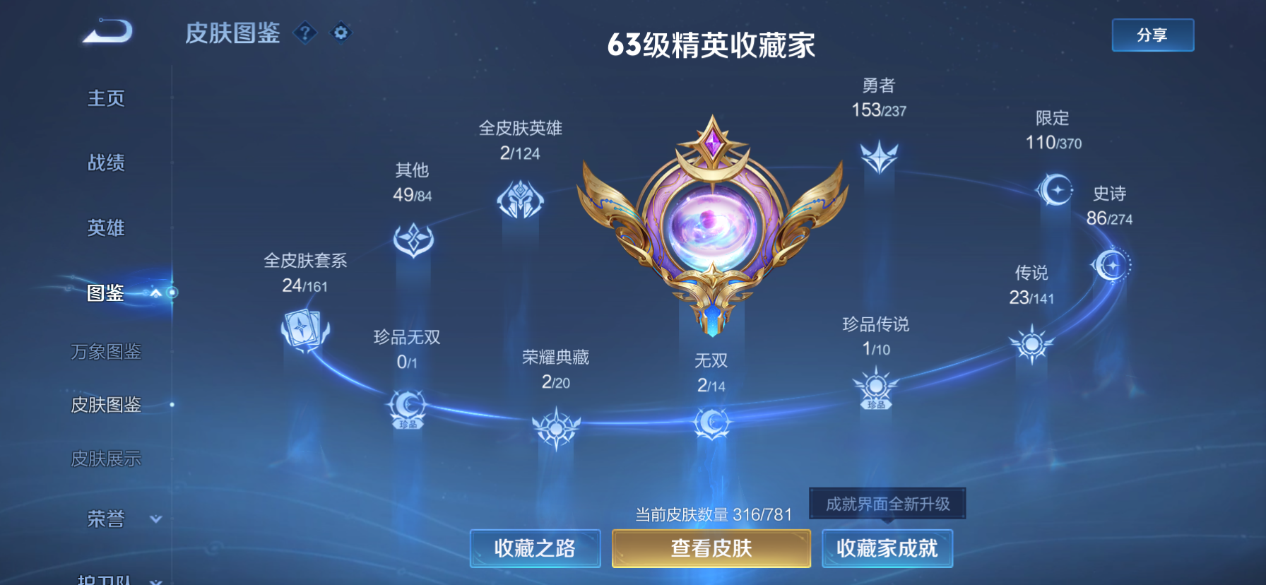 WZQM4220126王者荣耀账号详情图5